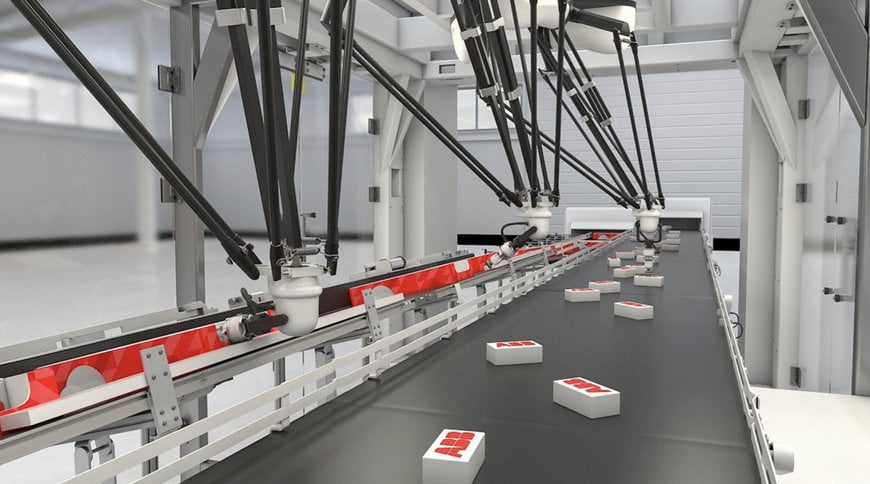 ABB LANCIA FLEXPICKER® IRB 365, IL ROBOT DELTA A CINQUE ASSI PIÙ VELOCE PER PRELIEVO, IMBALLAGGIO E RIORIENTAMENTO DI PRODOTTI LEGGERI